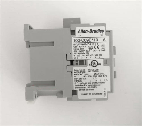 Allen Bradley 100-C09E*10 Ser A 24VDC Coil W/ 193-ED1CB Ser C 1.0-5.0A Range