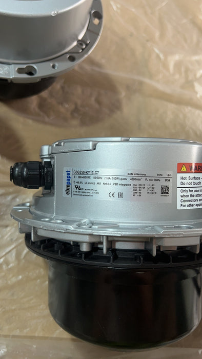 EBM-PAPST G3G250-KY13-C7 380V -480VAC 50/60HZ 1.6A 950W Centrifugal Cooling Fan