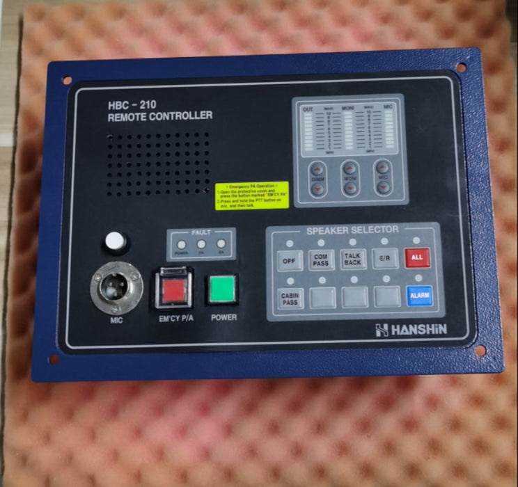 HBC-210 PA Remote Controller HANSHIN Panel
