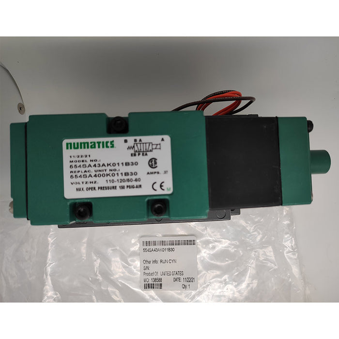 ASCO MUMATICS 2-position 5-way 55 directional control valve 554SA43AK011B30
