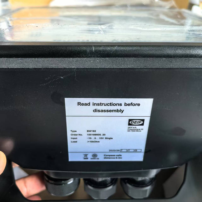 DEIF BW192 XL192 ±10V 150rpm Marine Main Engine Tachometer