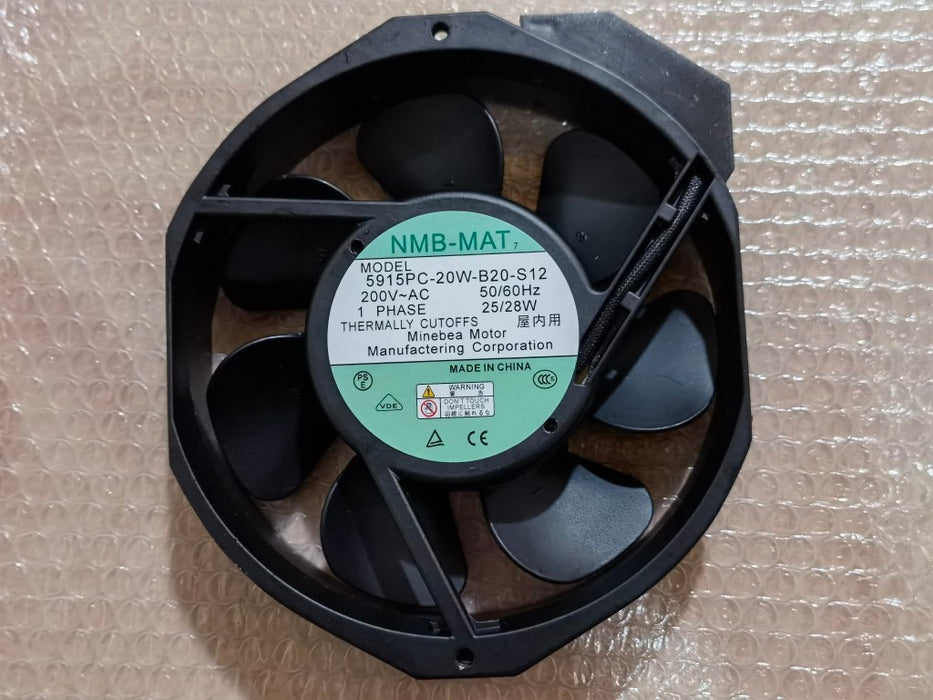 NEW 5915PC-20W-B20-S12 Thermally Protected Minebea Motor Axial Flow Fan