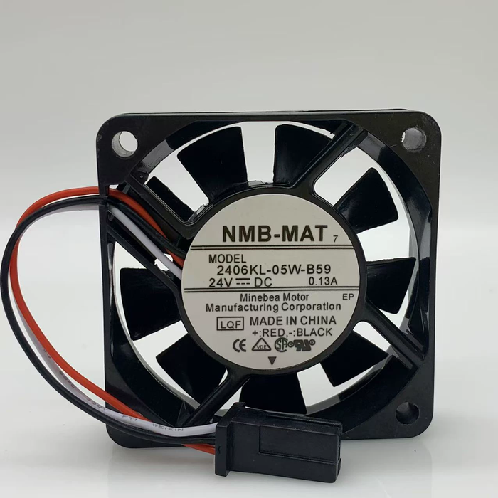 NMB-MAT 2406KL-05W-B59 3Pins DC 24V 0.13A Cooling Fan 1PC