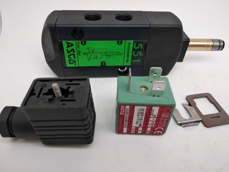 ASCO 2-position 3-way air solenoid valve SGG551A005MS 24DC