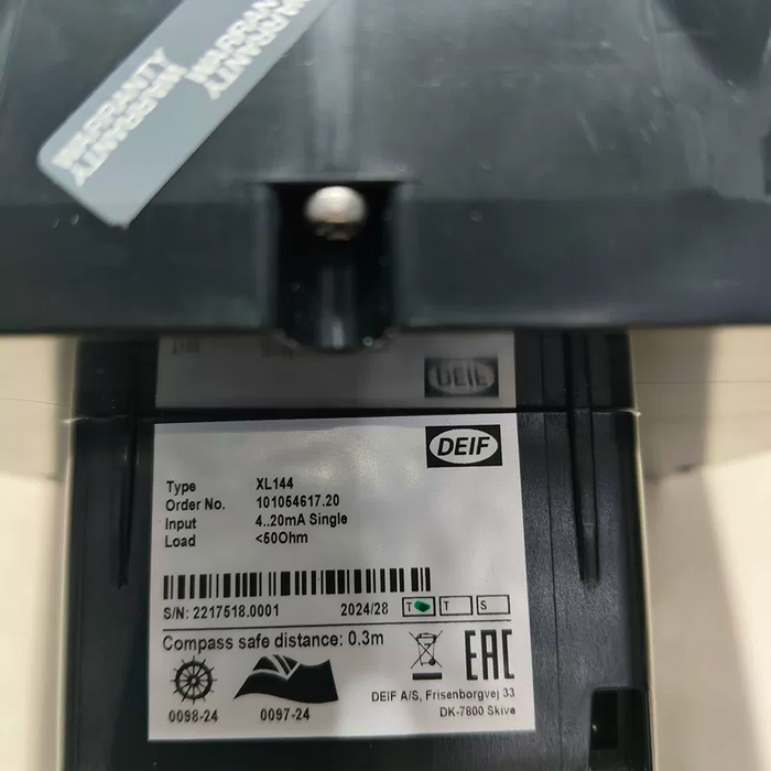 DEIF XL144 45-0-45 4-20MA Rudder Angle Gauge