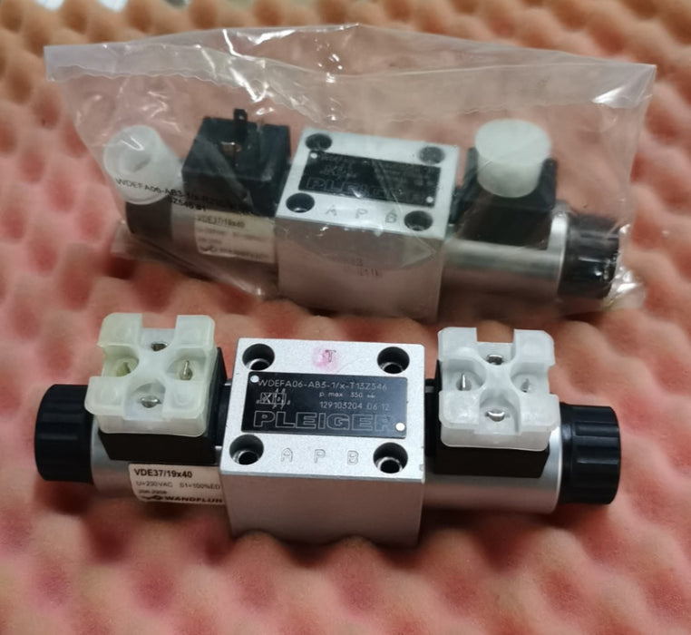 pleiger solenoid valve WDEFA06-AB3-1x