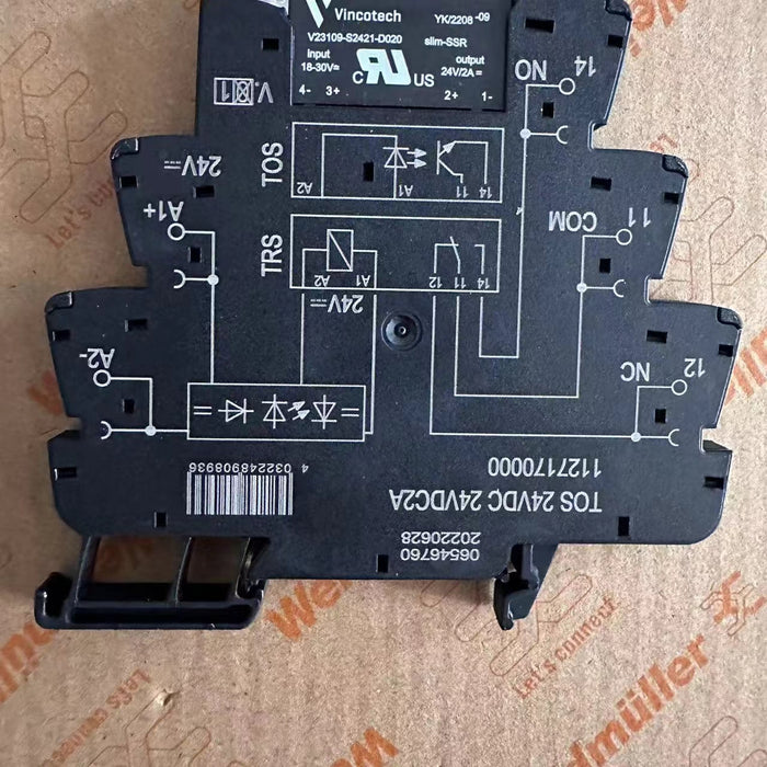 Weidmüller semiconductor relay TOS 24VDC 24VDC2A solid-state relay 1127170000 24VDC