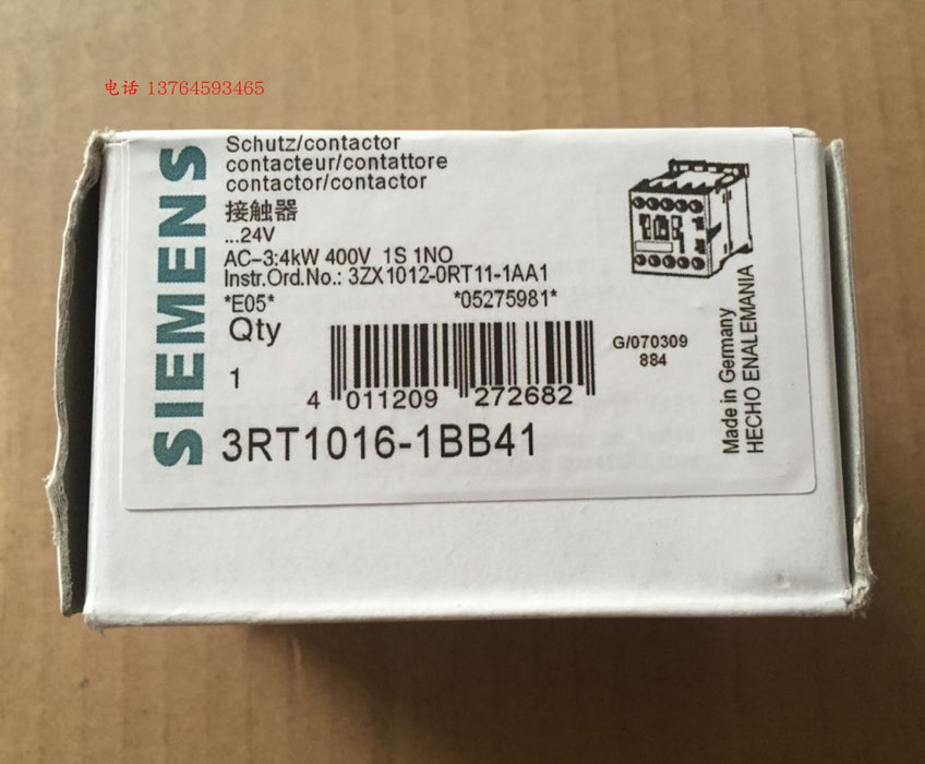 NEW SIEMENS 3RT1016-1BB41 Contactor PLC Module SIRIUS Connector DC 24V