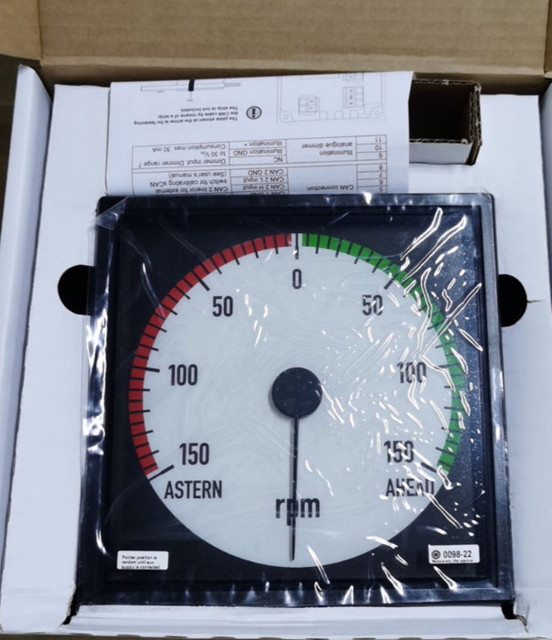 DEIF BW192 XL192 ±10V 150rpm Marine Main Engine Tachometer