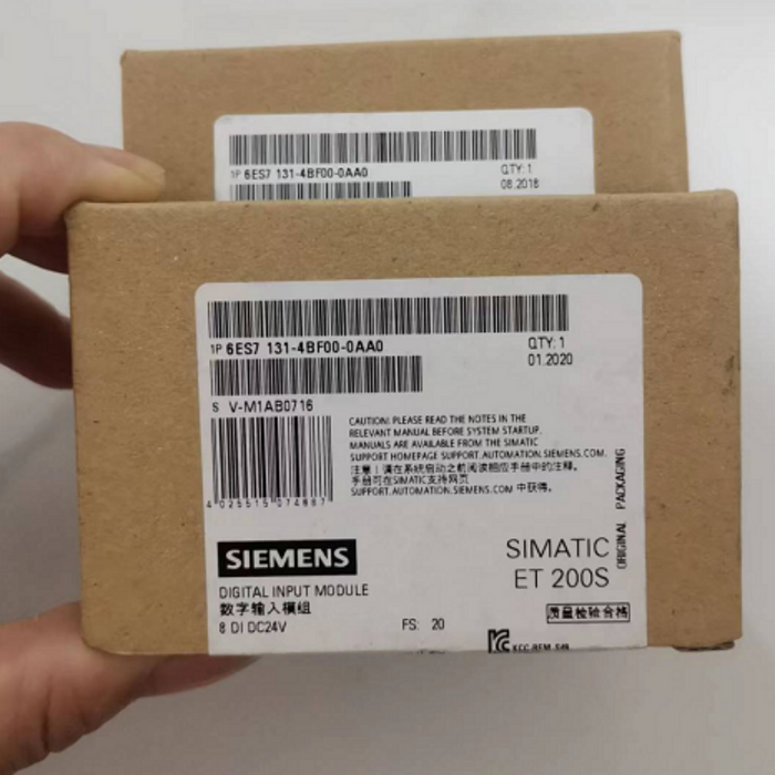 Siemens 6ES7131-4BF00-0AA0 Electronics Module w/ 6ES7193-4CA50-0AA0 Base