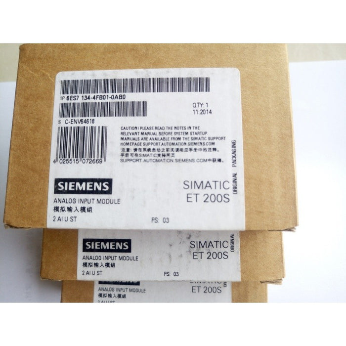 SIEMENS SIMATIC S7 1P 6ES7 134-4FB01-0AB0 Analog Input Module