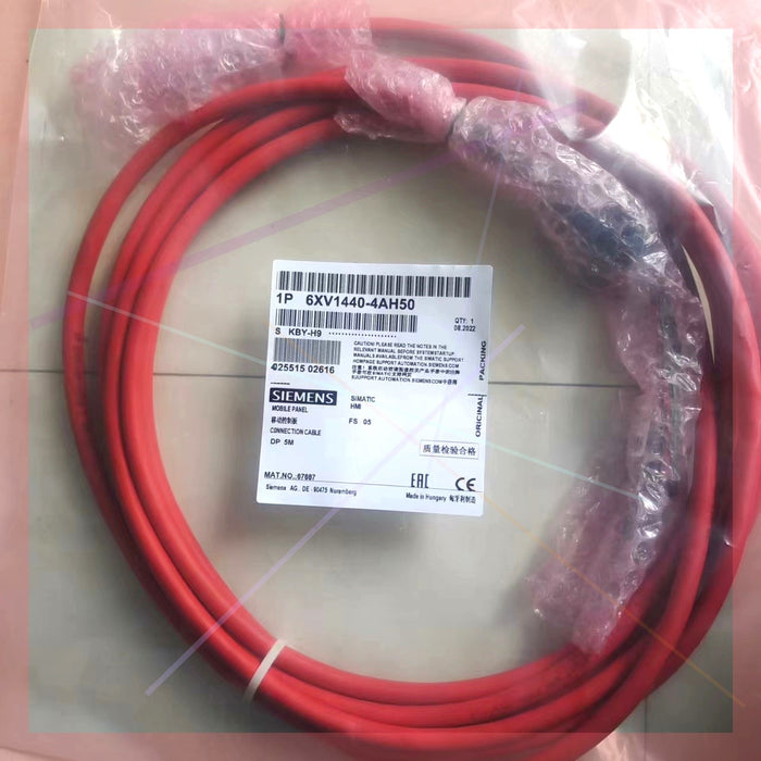 Siemens Simatic HMI 6XV1440-4AH50 5m connection cable DP for Mobile Panels (MPI/PROFIBUS)