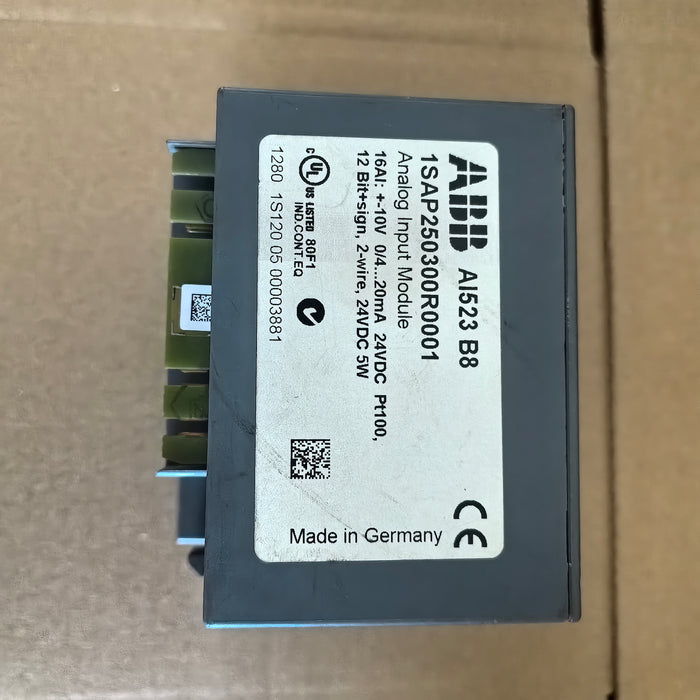 ABB analog input module AI523 1SAP250300R0001 24vdc