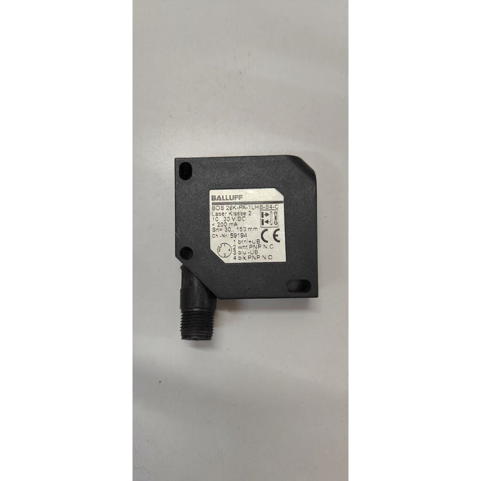 New In Box BALLUFF BOS008E BOS26K-PA-1LHB-S4-C Diffuse Sensor