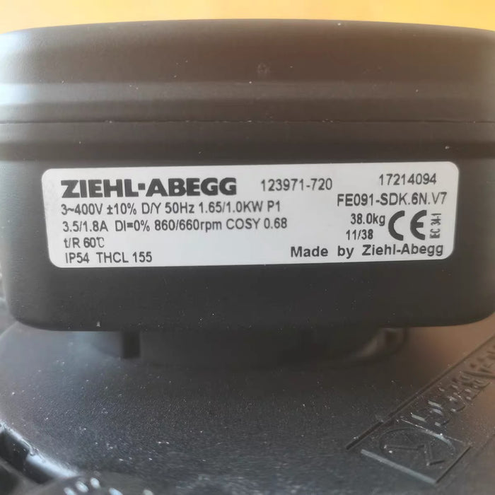 FE091-SDK6N-V7 ZIEHL-ABEGG ZIEHL fan motor-ABEGG FE/FN091-SDK.6N.V7P2.
