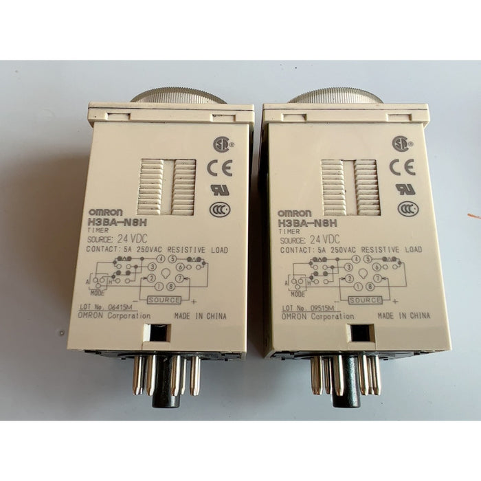 New OMRON H3BA-N8H 24VDC Soli-State Timer Time Relay Controller 1pcs