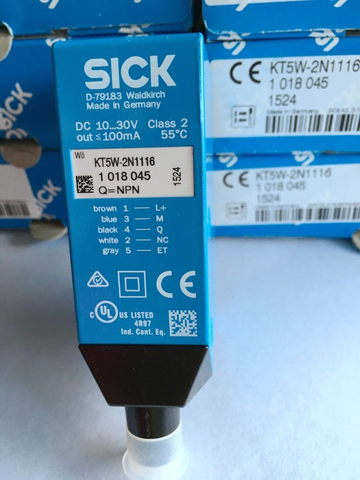 New In Box SICK KT5W-2N1116 Contrast Sensor NPN output
