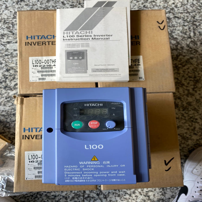 ONE HITACHI INVERTER NEW L100-007HFE