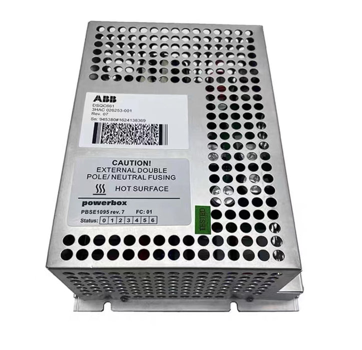 ABB DSQC661 3HAC 026253-001 Power Supply Unit Powerbox PBSE1095 Module 230V