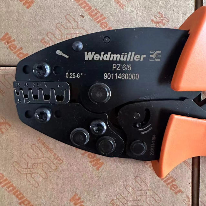 Weidmuller PZ6/5 PZ 6/5 9011460000 Hand Ratcheting Crimp Tool for Wire Ferrules