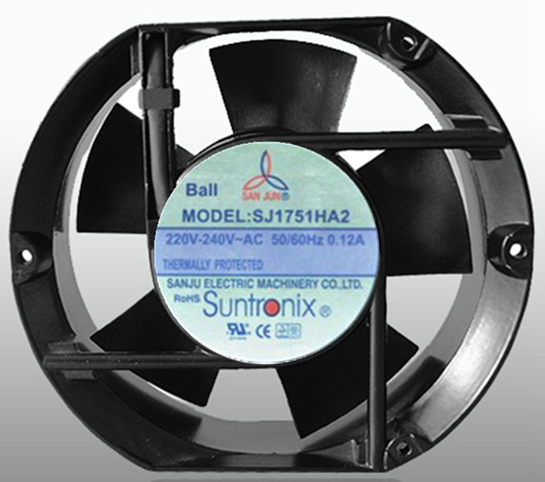 SJ1751HA2 Suntronix Cooling Fan AC 220V 0.12A 172x150x51mm 1PCS