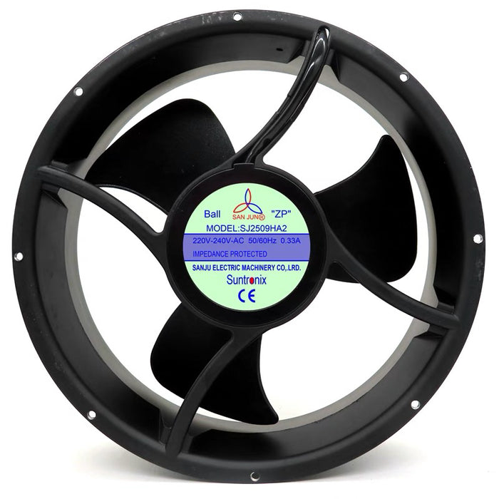 SJ2509HA2 220V 0.45A 100/130W 254*254*89mm AC Axial Cooling Fan