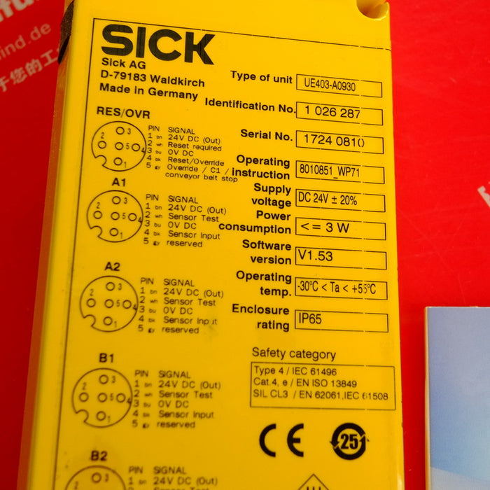 One NEW SICK UE403-A0930