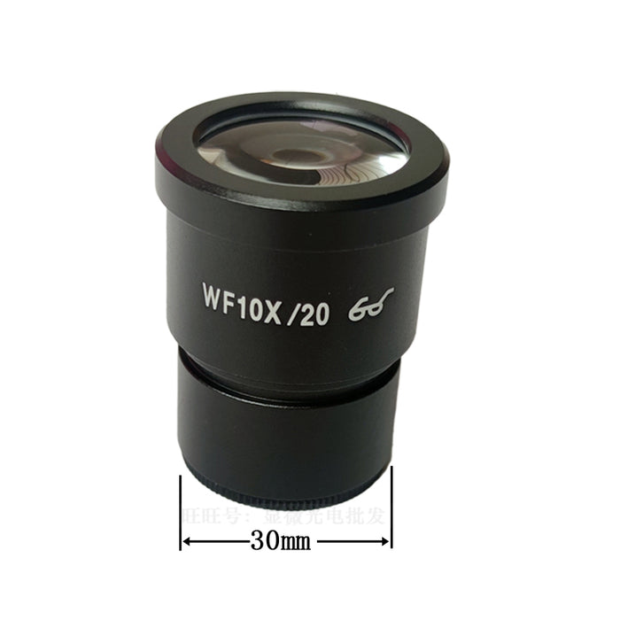 PAIR OF WF 10X/20 EYEPIECE FOR NIKON OLYMPUS LEICA ZEISS STEREO MICROSCOPE
